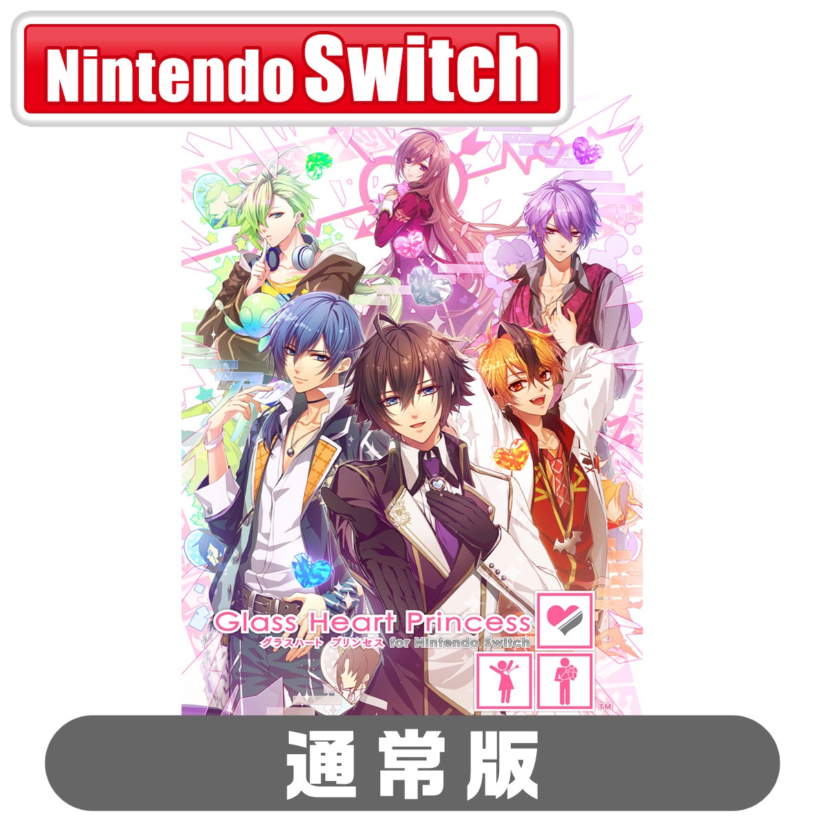 アイディアファクトリー 【Joshinオリジナル特典付】【Switch】Glass Heart Princess for Nintendo Switch　通常版 HAC-P-BNR9A NSW グラ