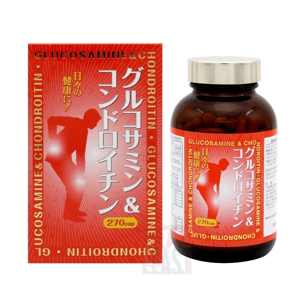 水星薬品 グルコサミン＆コンドロイチン 270cap