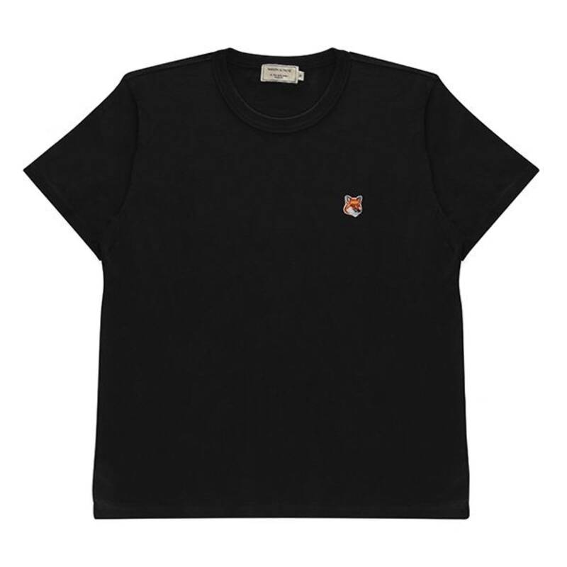 メゾン・キツネ LW00105KJ0008 P199 フォックスヘッドパッチ レディース半袖Tシャツ