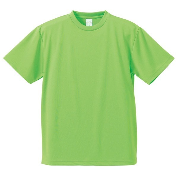 UVカット/吸汗速乾/5枚セット/4.1オンスさらさらドライ Tシャツブライトグリーン 160cm 5,405円