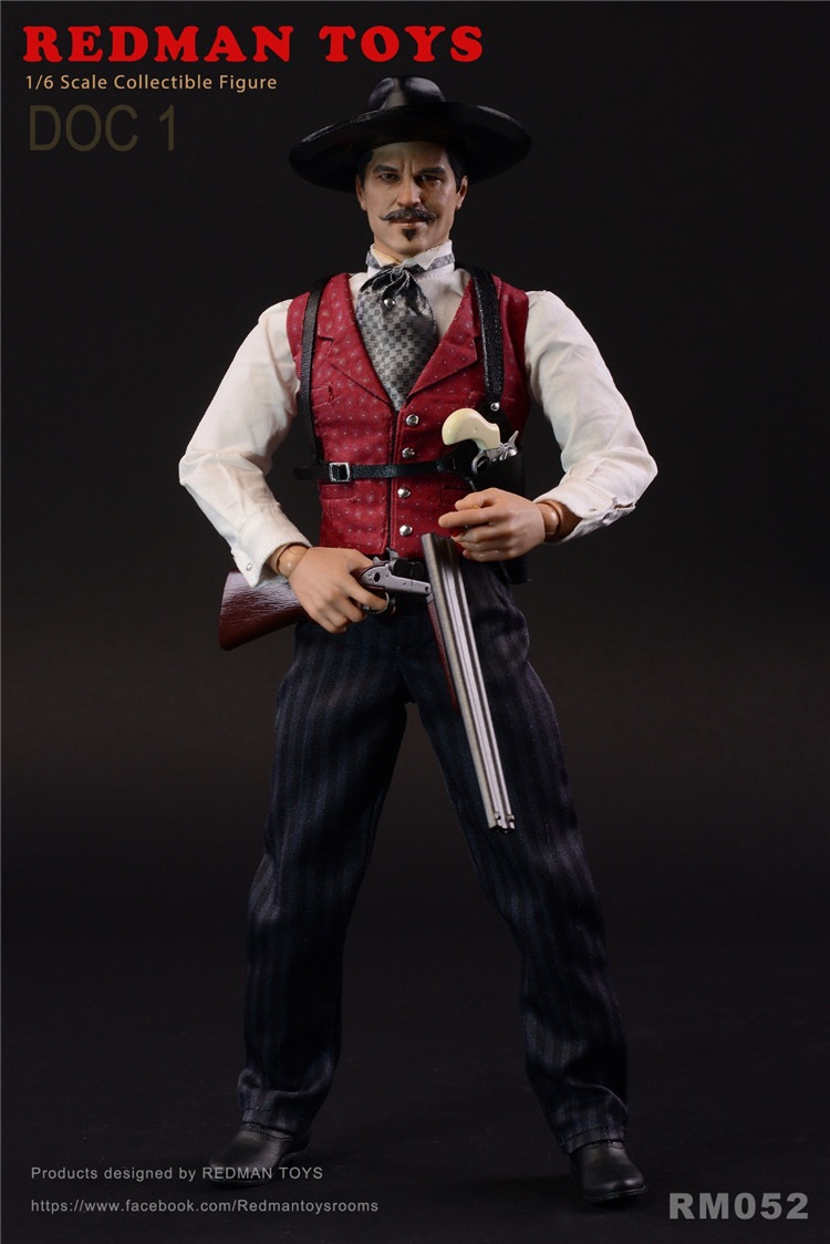 新品未開封REDMAN TOYS 1/6 The COWBOY DOC 1 ホットトイズ トゥームストーン ドク ホリデイ ヴァル キルマー PRESENT VTS RM052