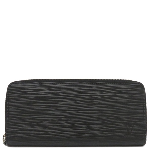 ルイヴィトン LOUIS VUITTON 長財布 ポルトフォイユ クレマンス エピレザー ノワール シルバー金具 黒 ラウンドファスナー M60915 MI3156【中古】