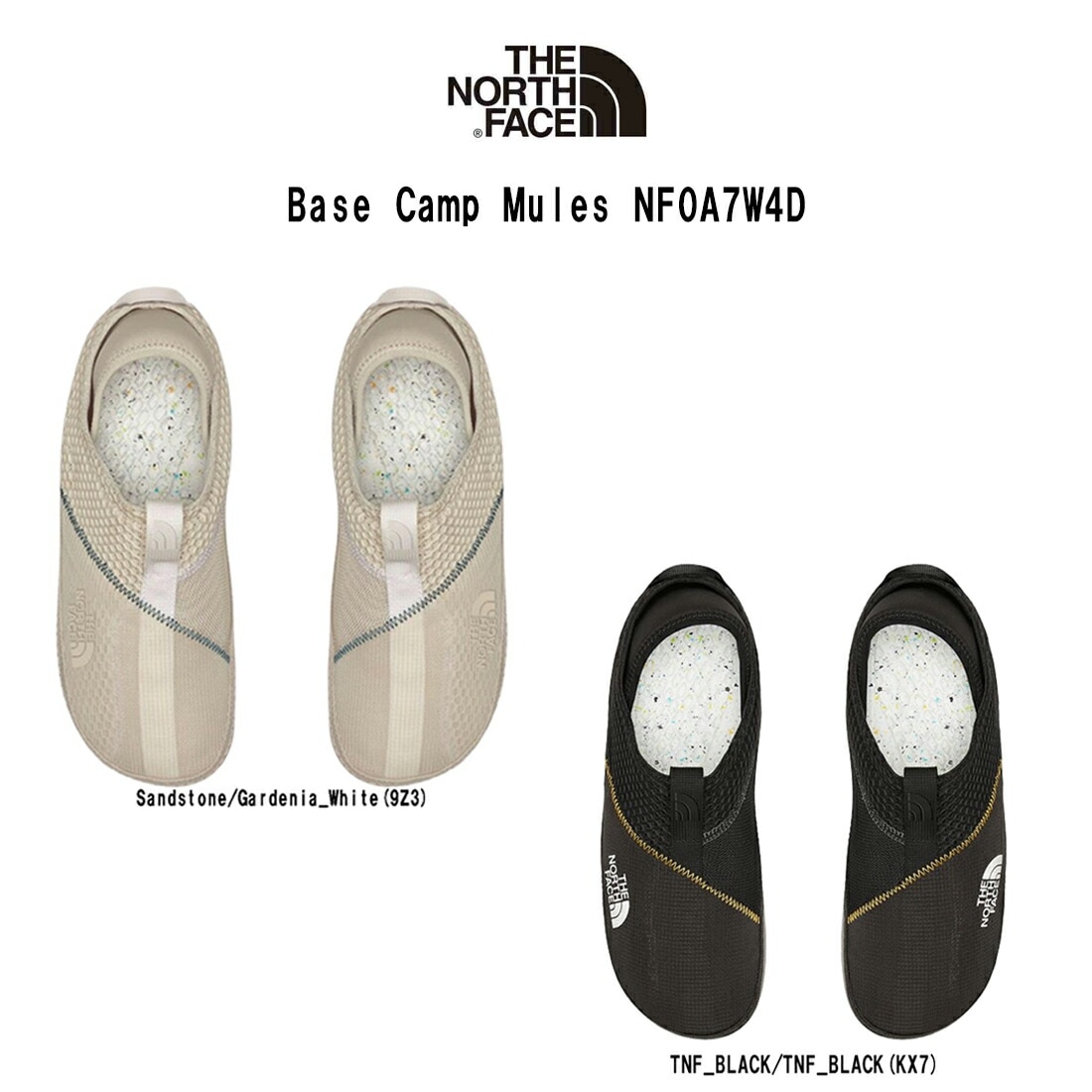 THE NORTH FACE シューズ スリッポン サンダル ミュール 2WAY メッシュ アウトドア Base Camp Mules NF0A7W4D