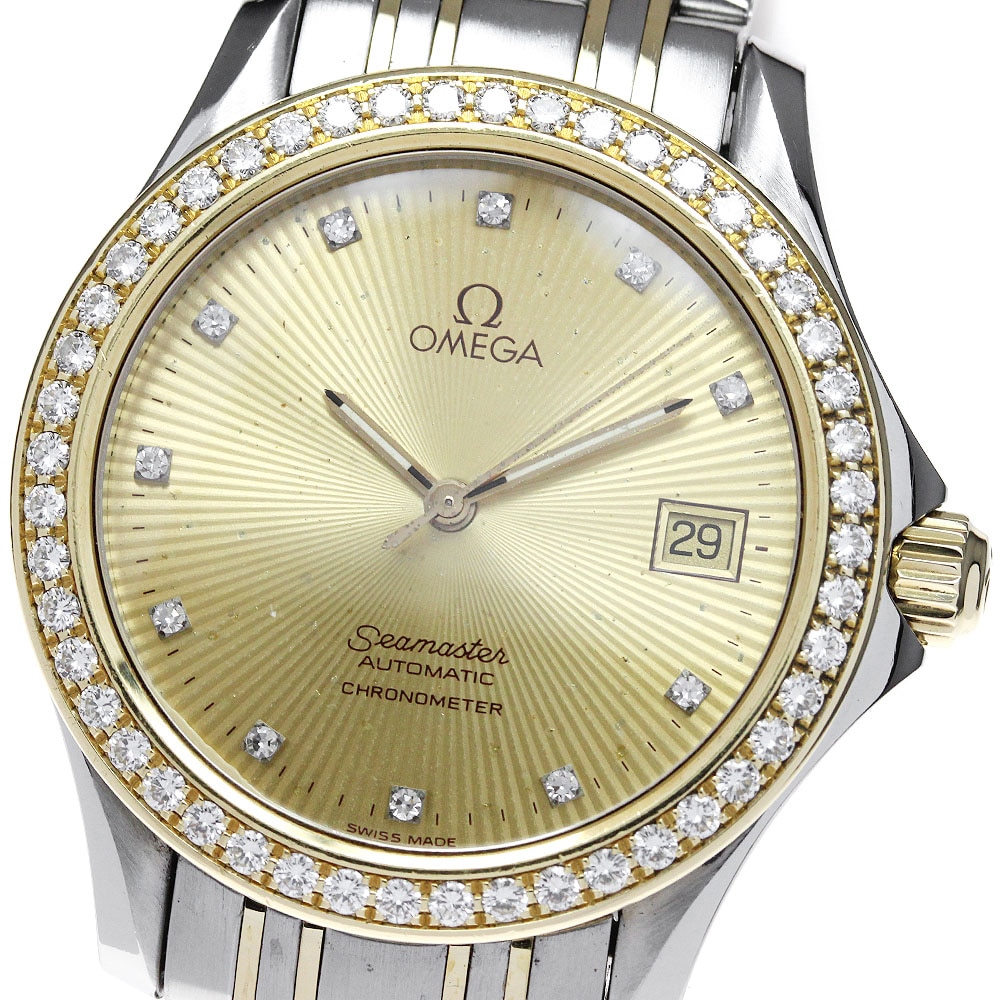 オメガ OMEGA 2305.15 シーマスター120 ダイヤベゼル 11P 自動巻き メンズ _820759【中古】