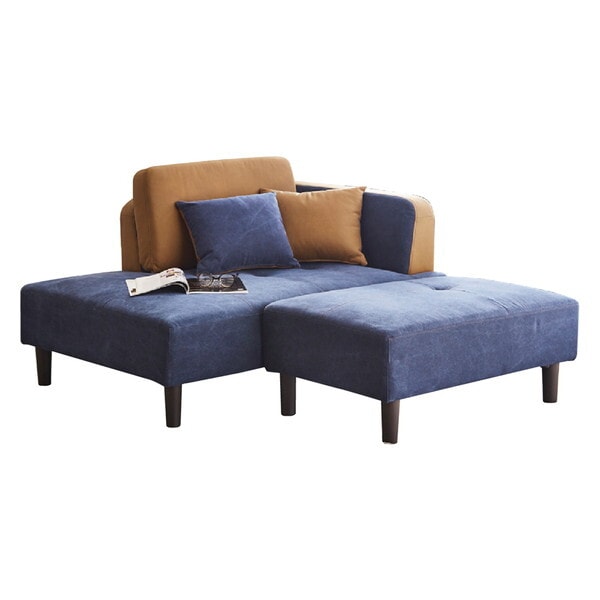 後藤家具物産 SO-27DX-NV 帆布ネイビー パーカー カウチソファー メーカー直送 33,306円