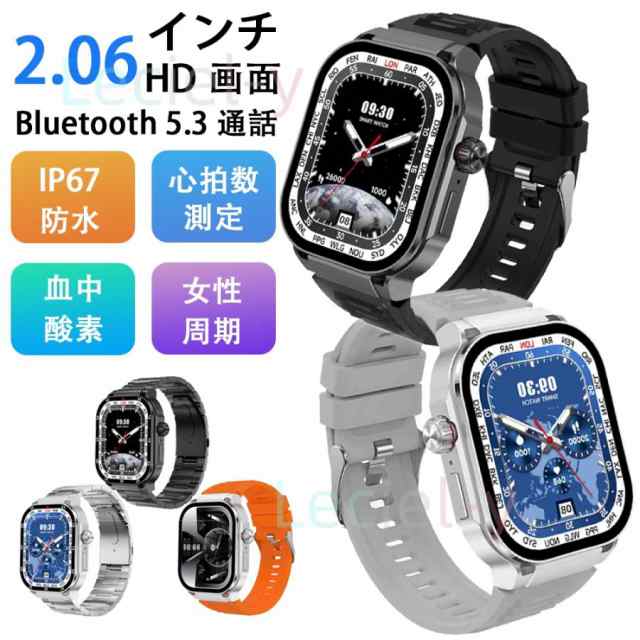 【新品プロモ-ション】2025最新「体温測定」スマートウォッチ 通話機能付き 血圧 心拍数 血中酸素 マナーモード カロリー 多運動モード 睡眠管理 センサー プレゼント