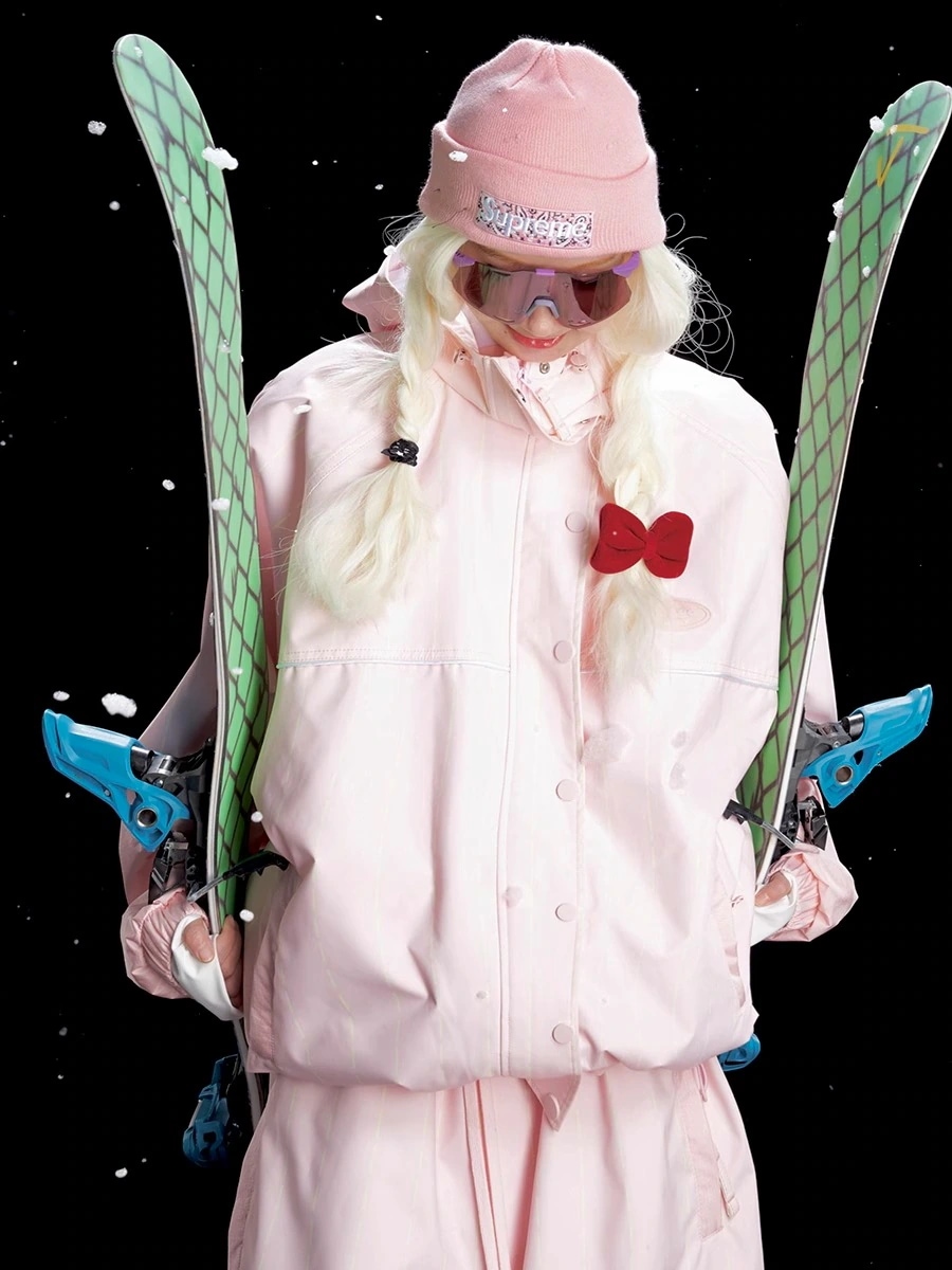 スノーボードウェア 2024 2025 上下セット レディース メンズ 防水15000 ジャケット アウター パンツ ピンク スノボー スキーウェア スノボウェア 韓国風 防水防寒防雪保温防風