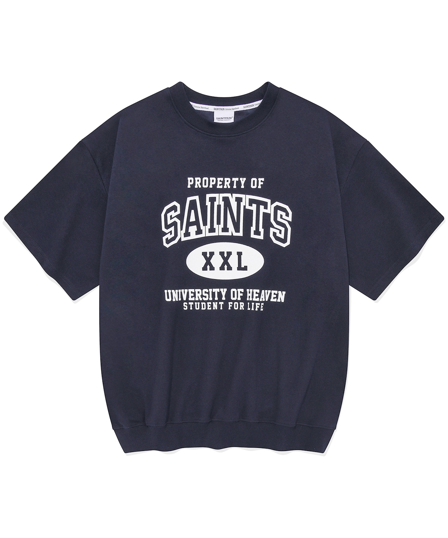 SP Athletic Short Sweatshirt-Navy