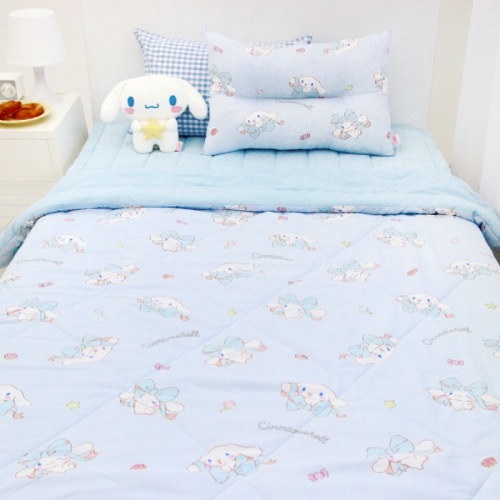 サンリオ シナモロール 薄綿入布団 リボン
