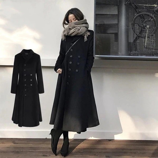 チェスターコート レディース ロングコート きれいめ 着痩せ アウター ジャケット ロング丈 ブラッ