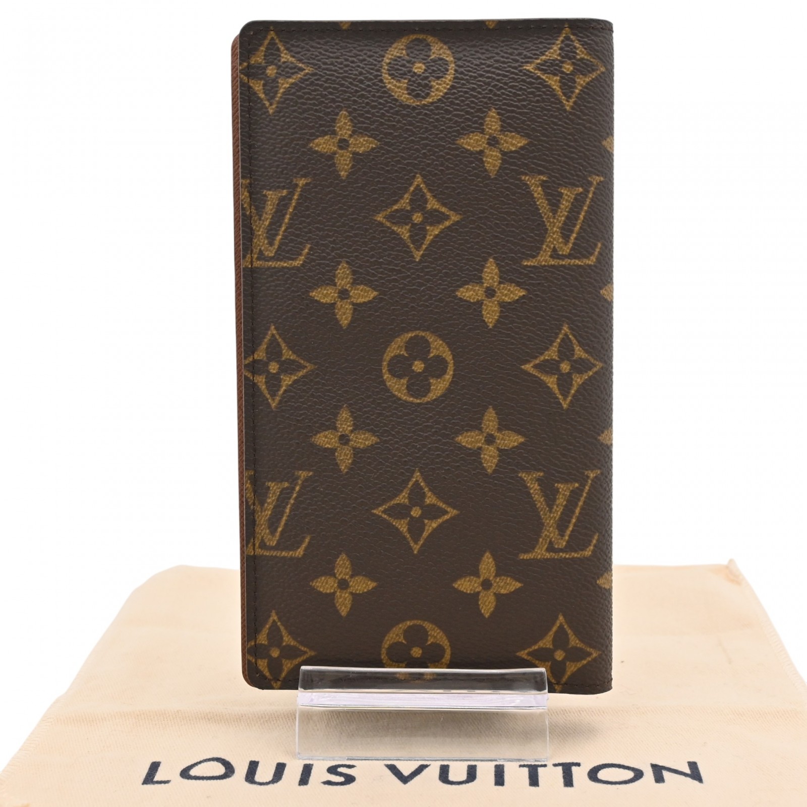 ルイヴィトン モノグラム ポルト シェキエ カルト クレディ 札入れ 長財布 Aランク lv7825vd