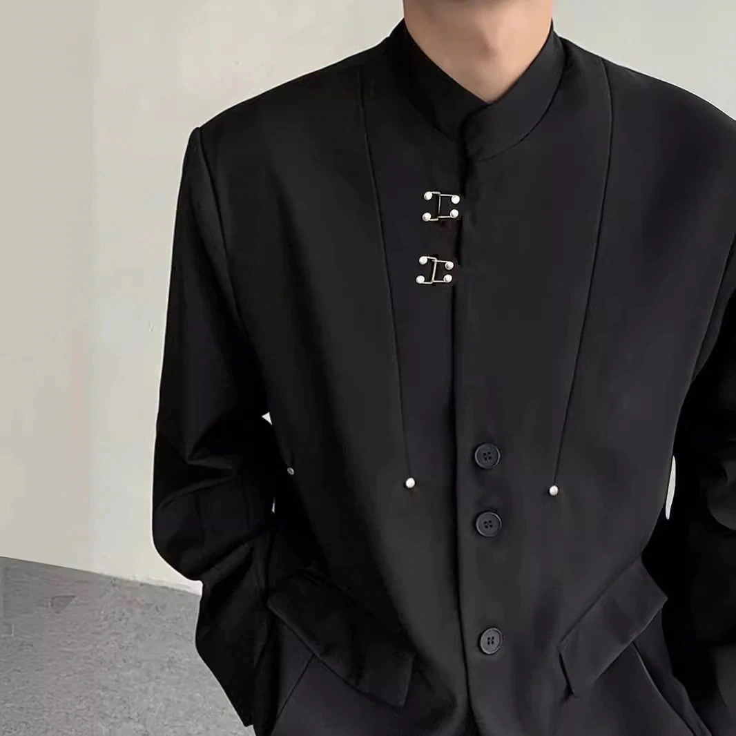 人气新作スーツジャケットメンズスタンドカラースーツカードバックル中山スーツジャケット 4,843円