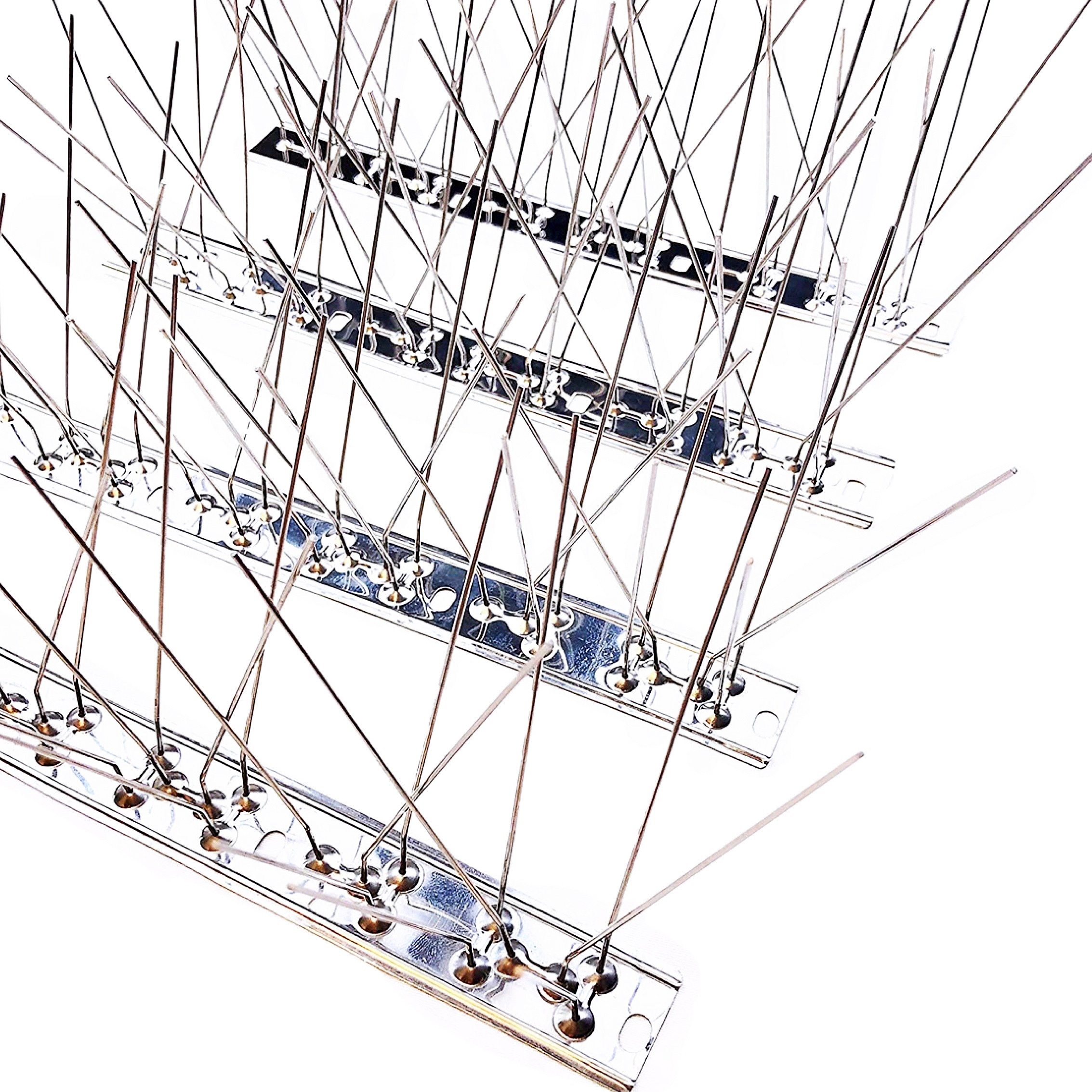 鳥よけ 鳩よけ カラスよけ 【総長８ｍ 組み立て済み 】 100% ステンレス素材 鳥よけ針 ベランダ 鳥よけ 鳥よけグッズ オールステンレス 野良猫よけ 侵入対策 野鳥鳴き声フン害防止