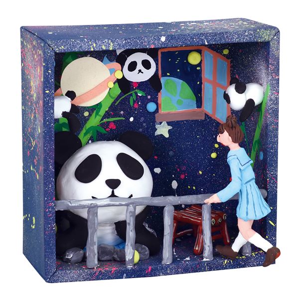 （まとめ）紙製ボックスアート 厚(×20セット)