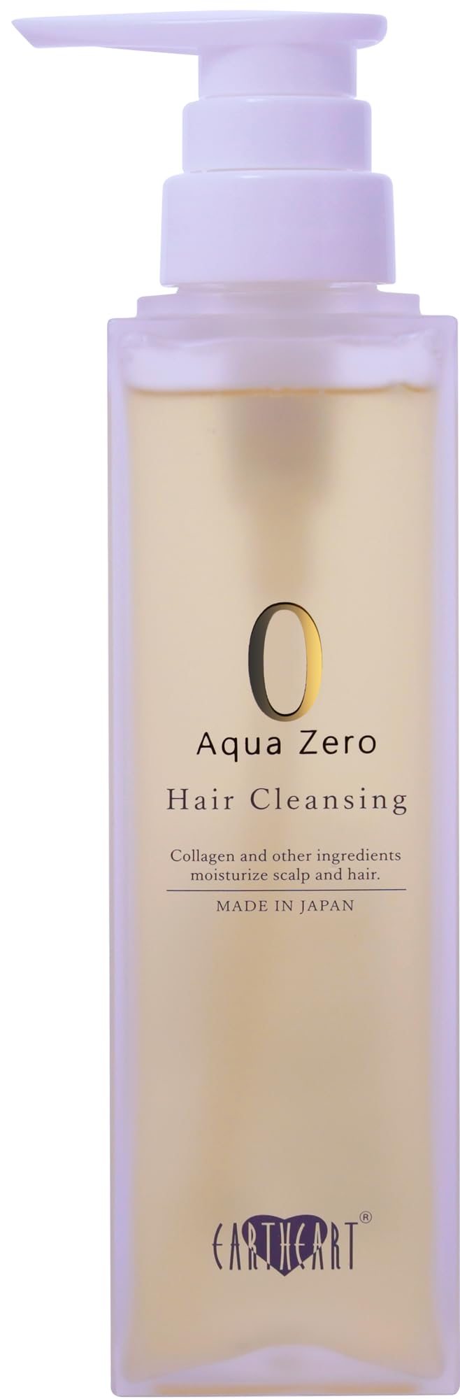 【 サロン専売品 】 原料に水不使用の濃密処方 アクアゼロ ヘアクレンジング (シャンプー) 300ml / EARTHEART 加水分解コラーゲンエキス 保湿 ボトル アースハート プロ仕様 日本製