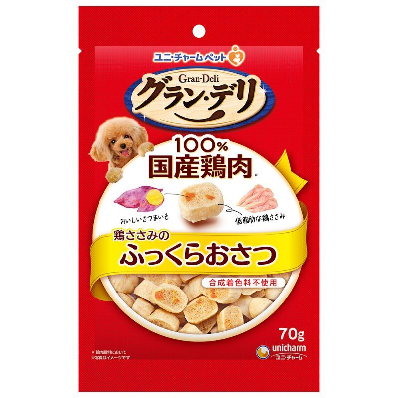 （まとめ買い）グラン/デリ おやつ 鶏ささみのふっくらおさつ 70g 犬用おやつ [x10]