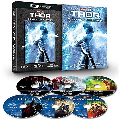 マイティ・ソー:4K UHD 3ムービー・コレクション(数量限定)(4K ULT.. ／ クリス・ヘムズワース (4K ULTRA HD) VWBS-6910