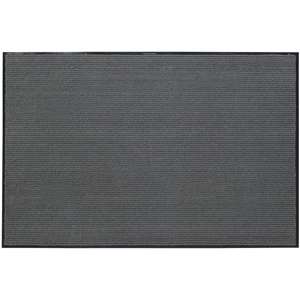 雨天用 玄関マット/ドアマット (60×90cm ダークグレー) 洗える 日本製 吸水玄関マット SUSU (エントランス 入口)