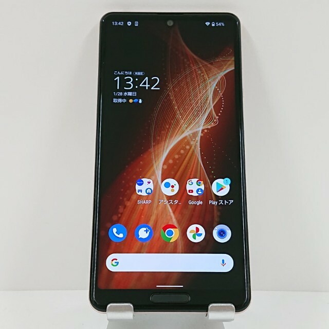 AQUOS sense5G SHG03 au ライトカッパー 送料無料 本体 c16697 【中古】