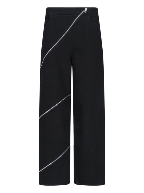 ALAIA Women Denim Pants AA9P0295D003A 995 Black