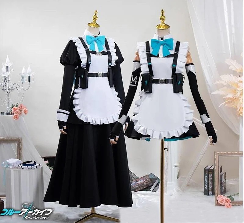 パーティーイベント用品コスチューム一式ハロウィン コスチューム コスプレ衣装 メイド服 飛鳥馬トキ ブルーアーカイブ 大人気 スーツ ハロウィン 2023年新作入荷コスプレ