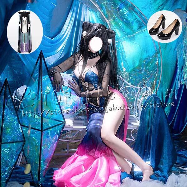 勝利の NIKKE リトルマーメイド Little Mermaid コスプレ衣装 ウィッグ 靴 cosplay コスチューム ハロウィン クリスマス232