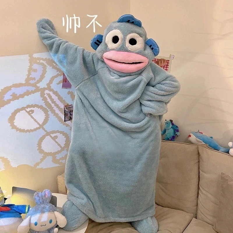 本限定秋冬可愛い着ぐるみパジャマキャラクター冬部屋着アニメサンゴの絨毯パジャマ秋冬女パーティー変な連帽スリーパールームウェアセットアップ30%までに制限 6,083円