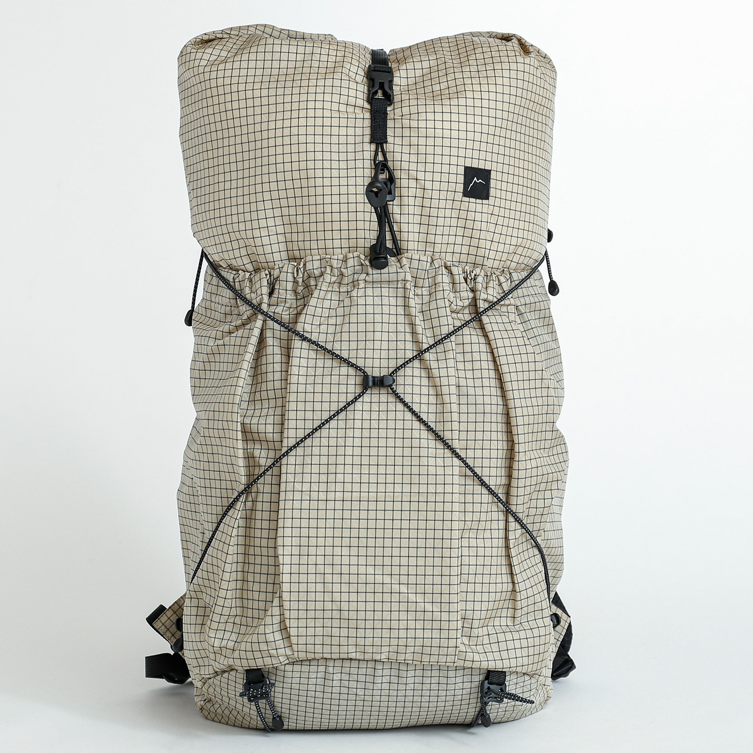 【CAYL】 GAYA ROLL TOP (B GRID SOLID) : BEIGE 18-22L