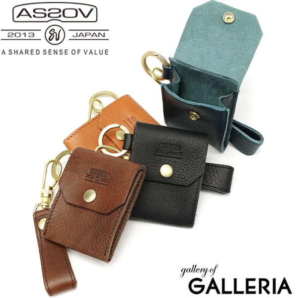 セール アッソブ 財布 AS2OV コインケース レザー アッソヴ OILED SHRINK LEATHER COIN CASE 小銭入れ 本革 メンズ レディース ASSOV 101406 6,437円