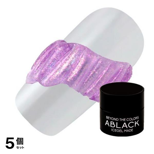 ICEGEL(アイスジェル) A BLACK メーキングジェル S112 パールパープル 3g 5個セット