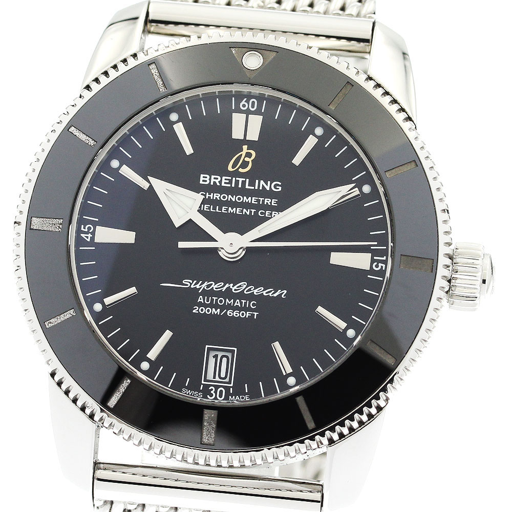 ブライトリング BREITLING AB2010 スーパーオーシャン ヘリテージ B20 オートマチック 42 自動巻き メンズ 良品 箱・保証書付き_891929【中古】 203,800円