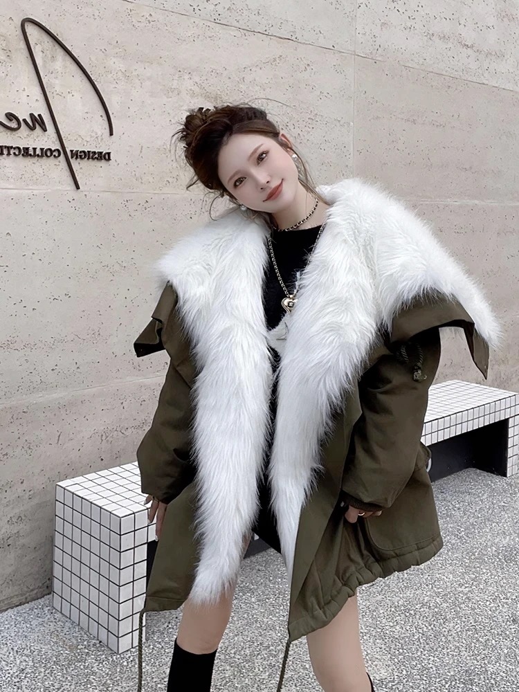 ファー付き コットンパッド入りコート モッズコート パーカージャケット インナー ファー カジュアル コート ジャケット アウター 防寒 もこもこ あったか おしゃれ a3890