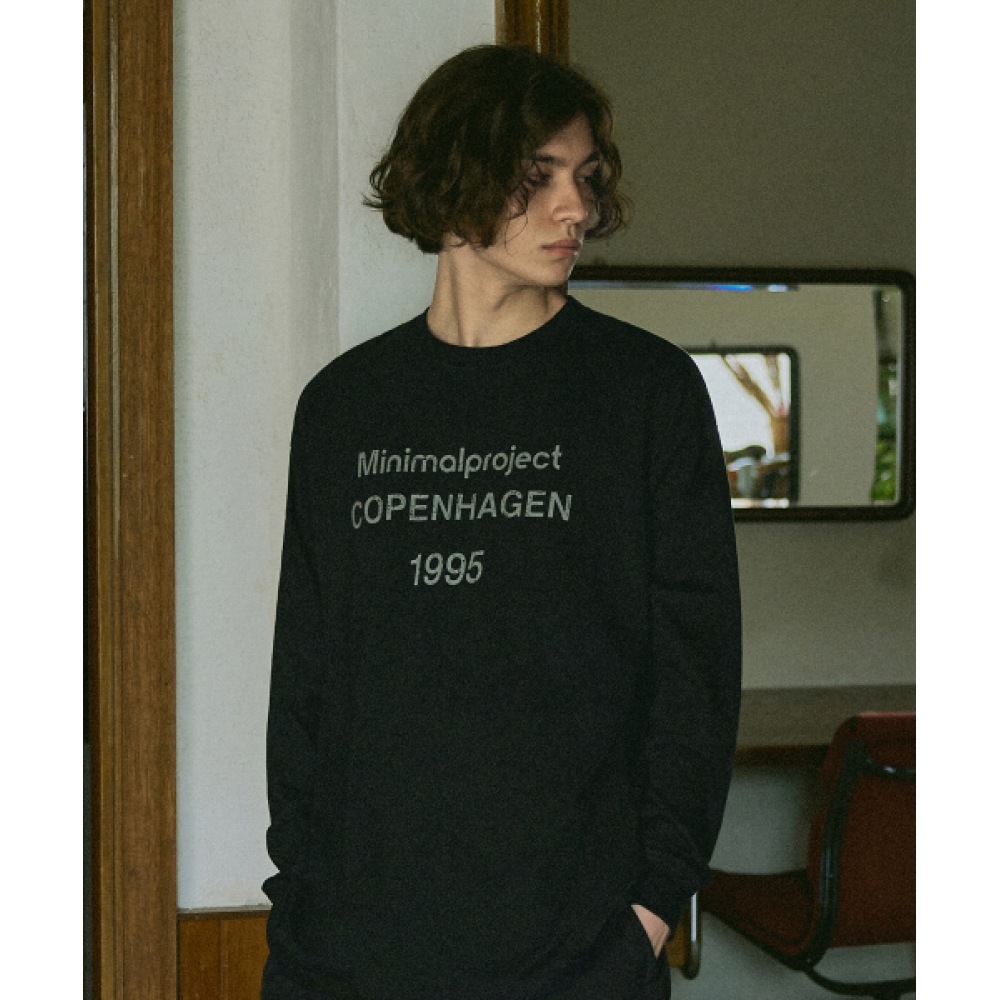 ミニマルプロジェクトコペンハーゲンロングスリーブ T シャツ MLT115 [ブラック]
