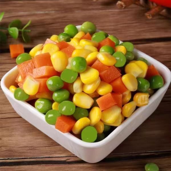 チャーハンのお供に最適なシュオベイシェンの速凍野菜ミックス人参ピザ3種グリーンピースコーン