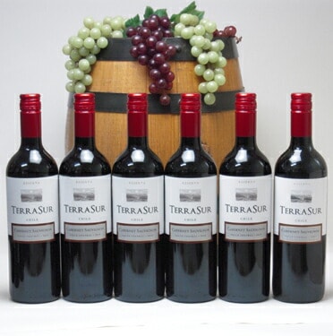 12本セット テラスル（カベルネソーヴィニヨン）チリ　チリセントラルバレー　赤ワイン750ｍｌ