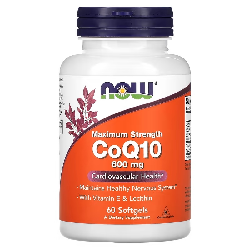 ビタミンE＆レシチン配合CoQ10 Maximum Strength 600mg ソフトジェル60粒