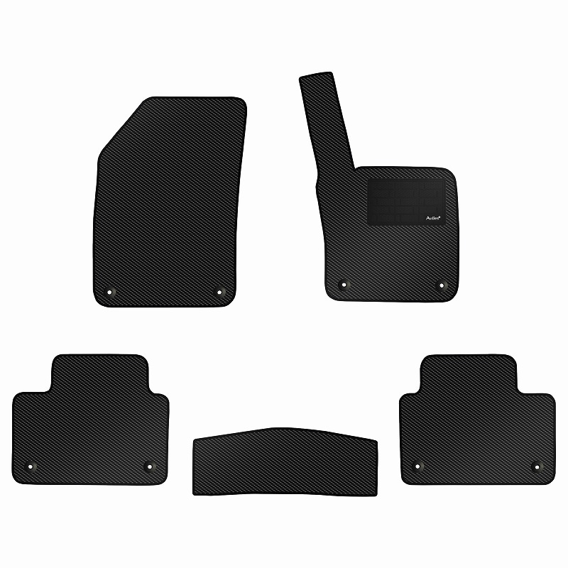 [防水マット]ボルボ V60 ZB420 フロアマット [カーボン柄]