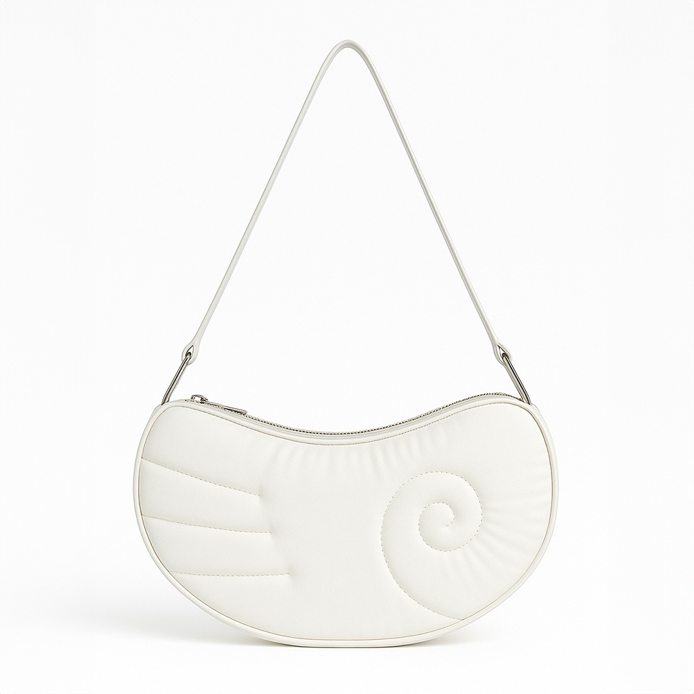 엔젤 코튼 패딩 투웨이백 크로스 숄더백