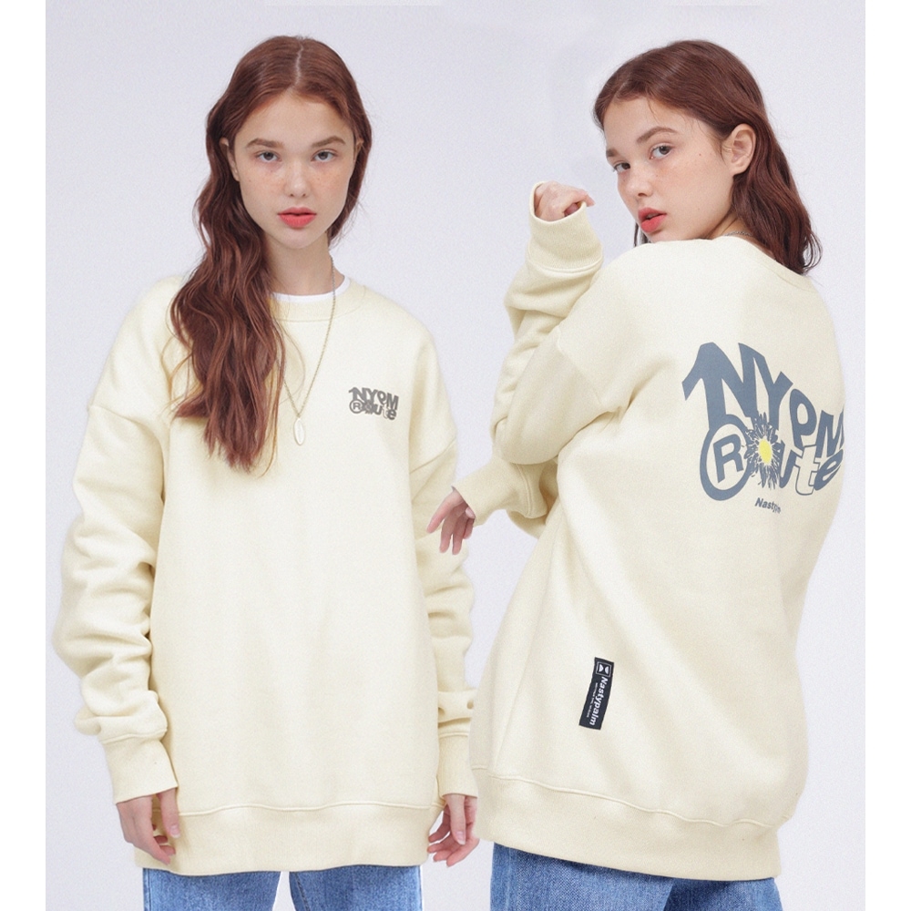 NASTY PALM NPルートスウェットシャツアイボリー