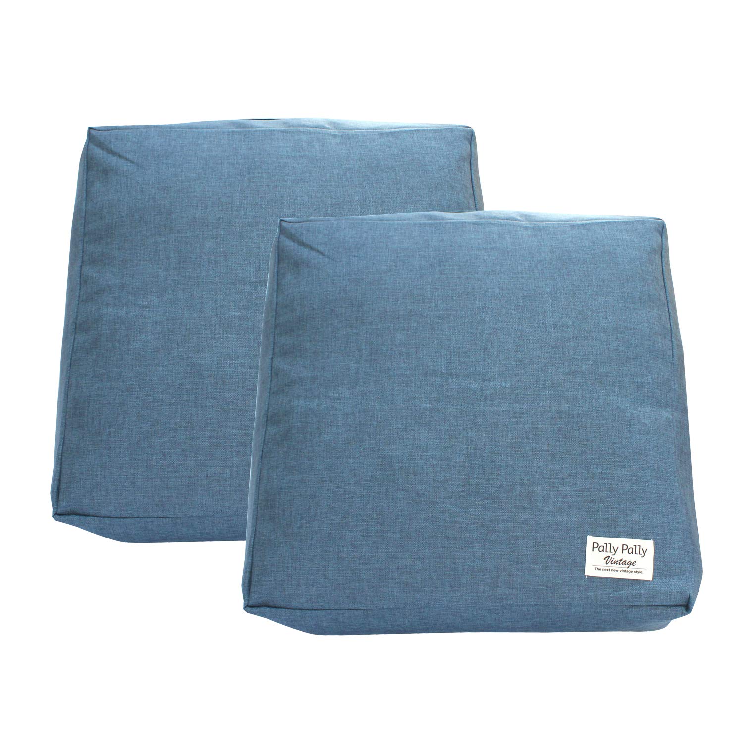 サンベルム(Sanbelm) ふとん収納袋 ふとん収納 2個組 ネイビー 布団収納時/約幅60×奥行60×高さ20cm かけ布団がクッションになる布団収納袋 TU18630