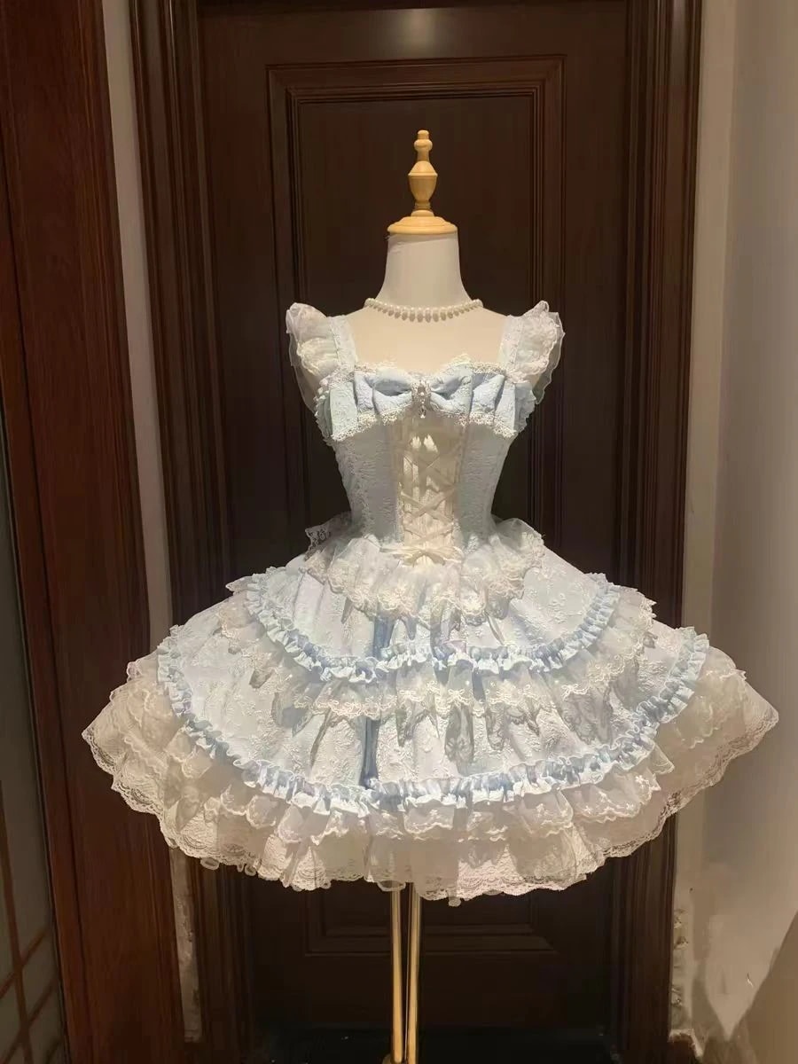 【3日出荷】 かわいい スイート ロリータ 新作 ケーキ風スカート レディース