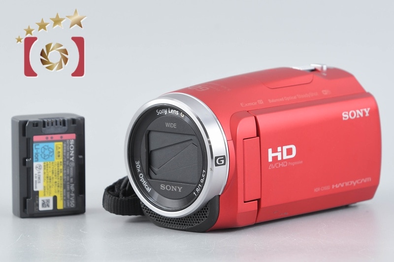 ハンディカム HDR-CX680 レッド デジタルビデオカメラ 多言語対応