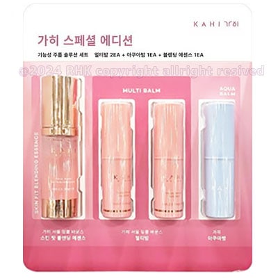 【ガヒ スペシャルエディション】マルチバーム2本，アクアバーム1本，エッセンス1本 【正規品】韓国ブランド