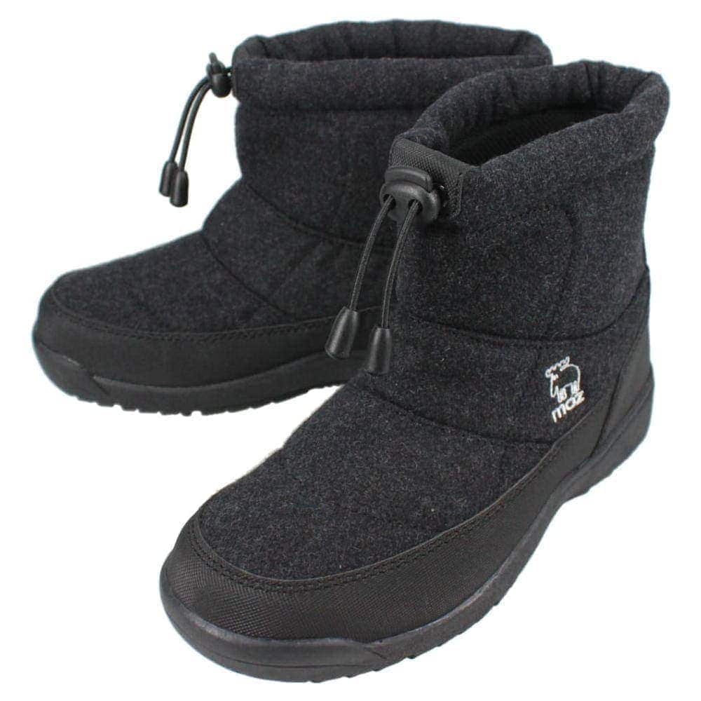 正規品 moz ウィンターブーツ MZ-458 ブラック/グレー 4,750円