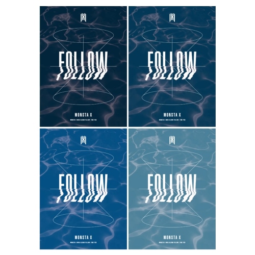 MONSTA X - ミニ FOLLOW FIND YOU 1 + 2 + 3 + 4 Ver(K-POP)