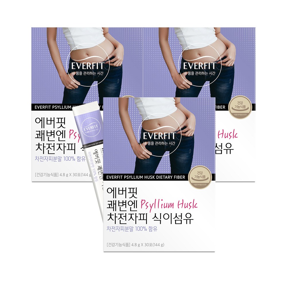 ナチュラルプラス エバーフィット快便には差分自足食物繊維144g3個