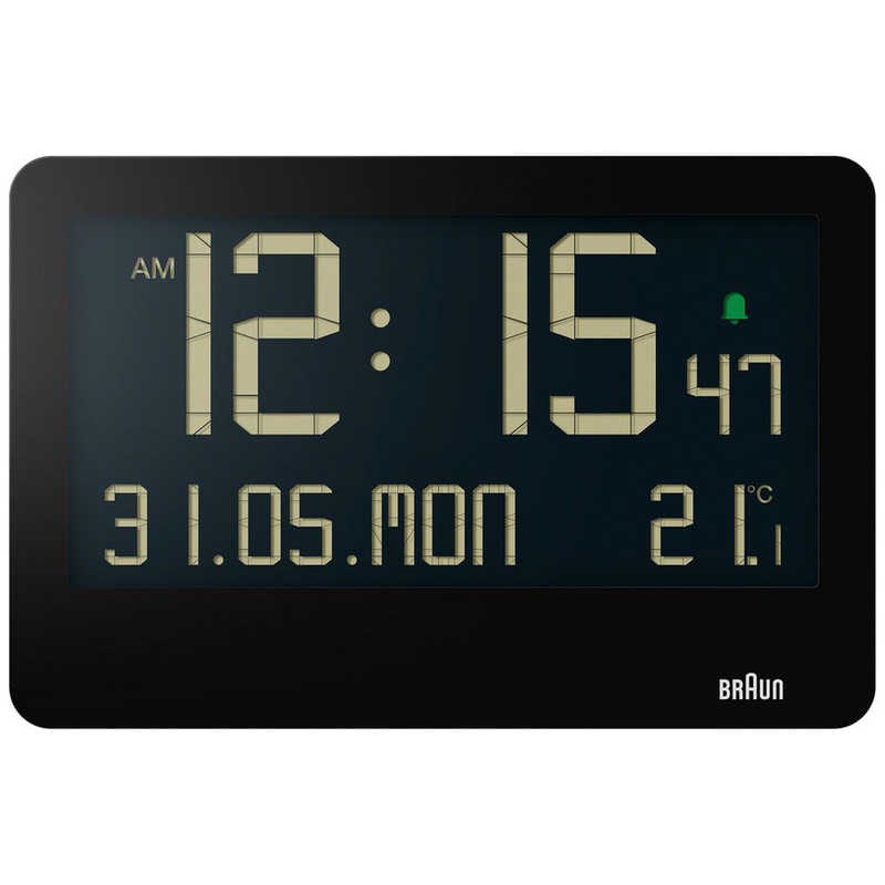 ブラウン　BRAUN　BRAUN DIGITAL ALARM CLOCK　BC14B