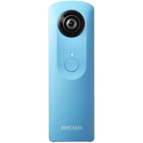 【中古】リコー RICOH THETA m15 ブルー 全天球 360度カメラ SDカード付き 20,448円