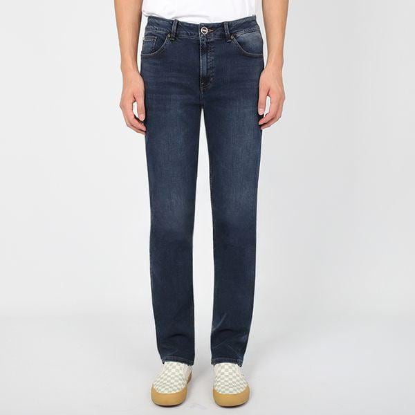 男性用ジーンズ ニューカラー テーパードフィット ダークブルー MM3D1175_P380361461