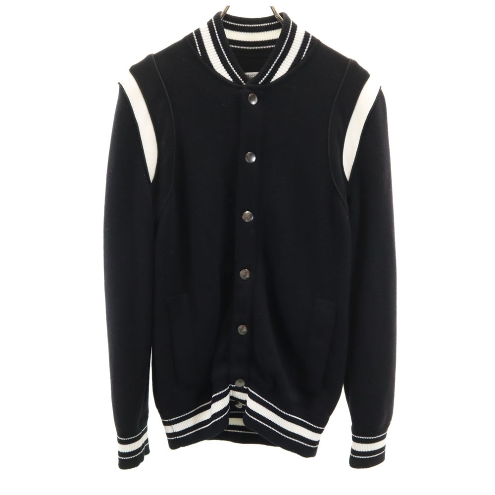 ニット スタジャン M ブラック メンズ